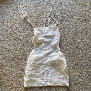 Are you am I ayai mini backless dress XS